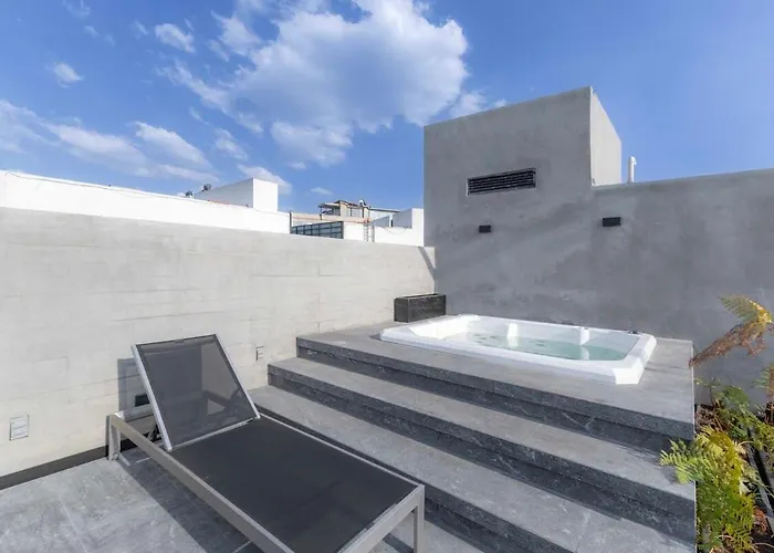 Capitalia Terrace Rooftop Jacuzzi アパート メキシコシティ