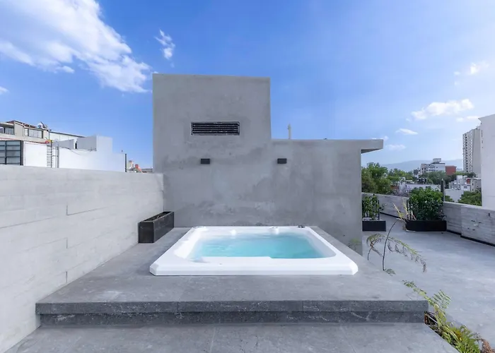Capitalia Terrace Rooftop Jacuzzi メキシコシティ